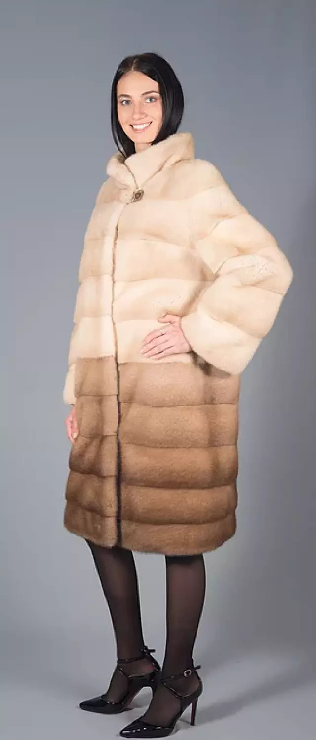Пальто из норки модель «Аннет»