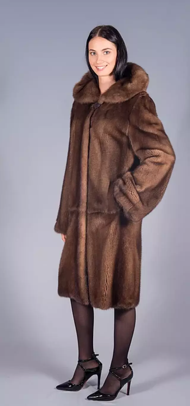 Пальто из норки модель «Инга»