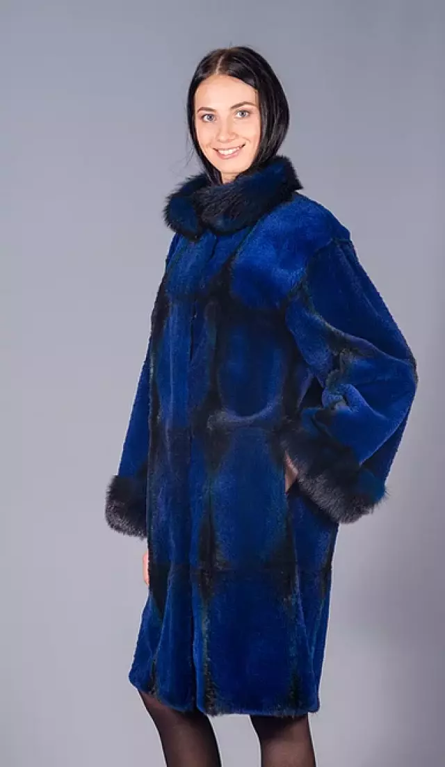 Пальто из хорька модель «Сфера»
