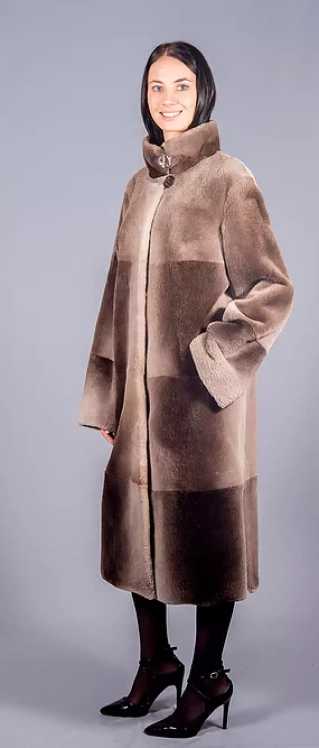 Пальто из бобра модель «Аннета»