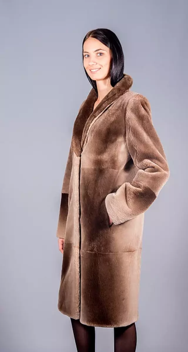Пальто из бобра модель «Софья»