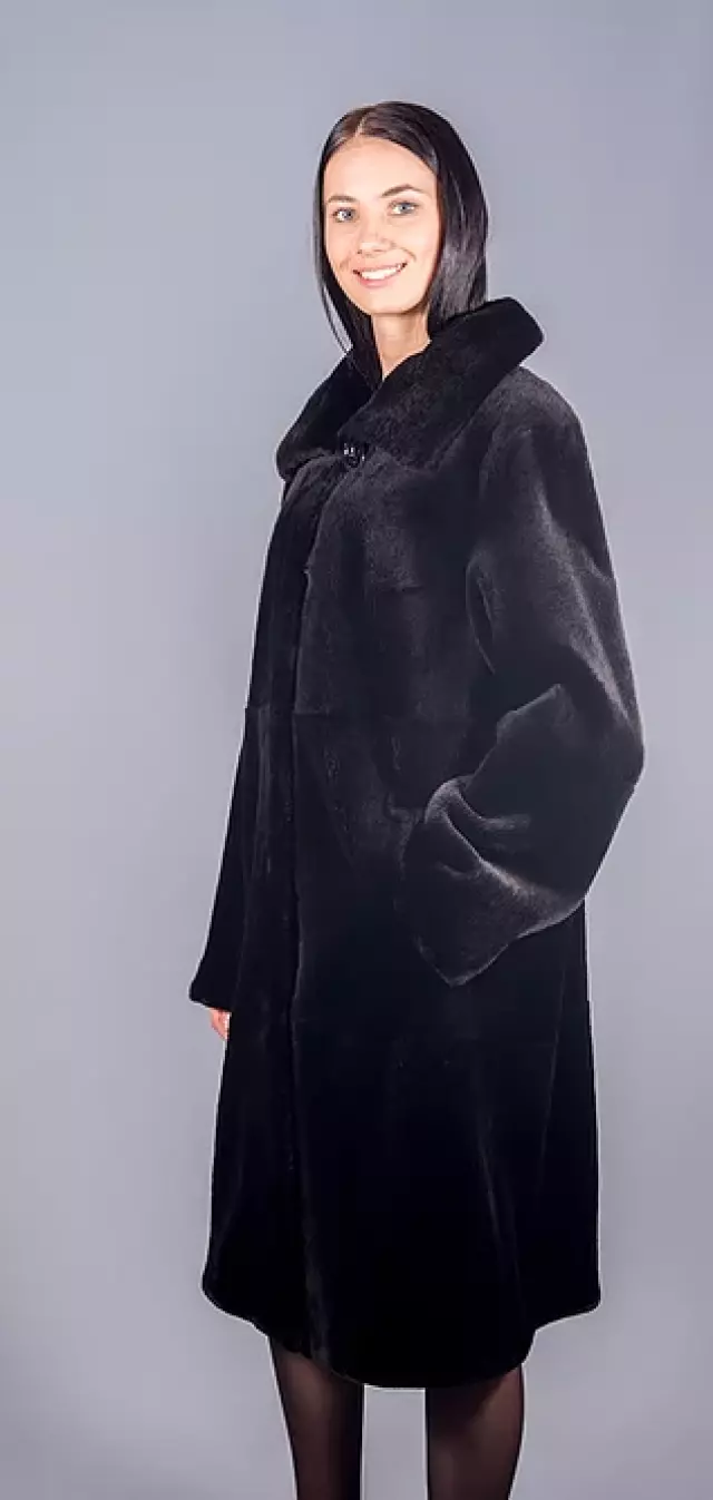 Пальто из бобра модель «Инга»