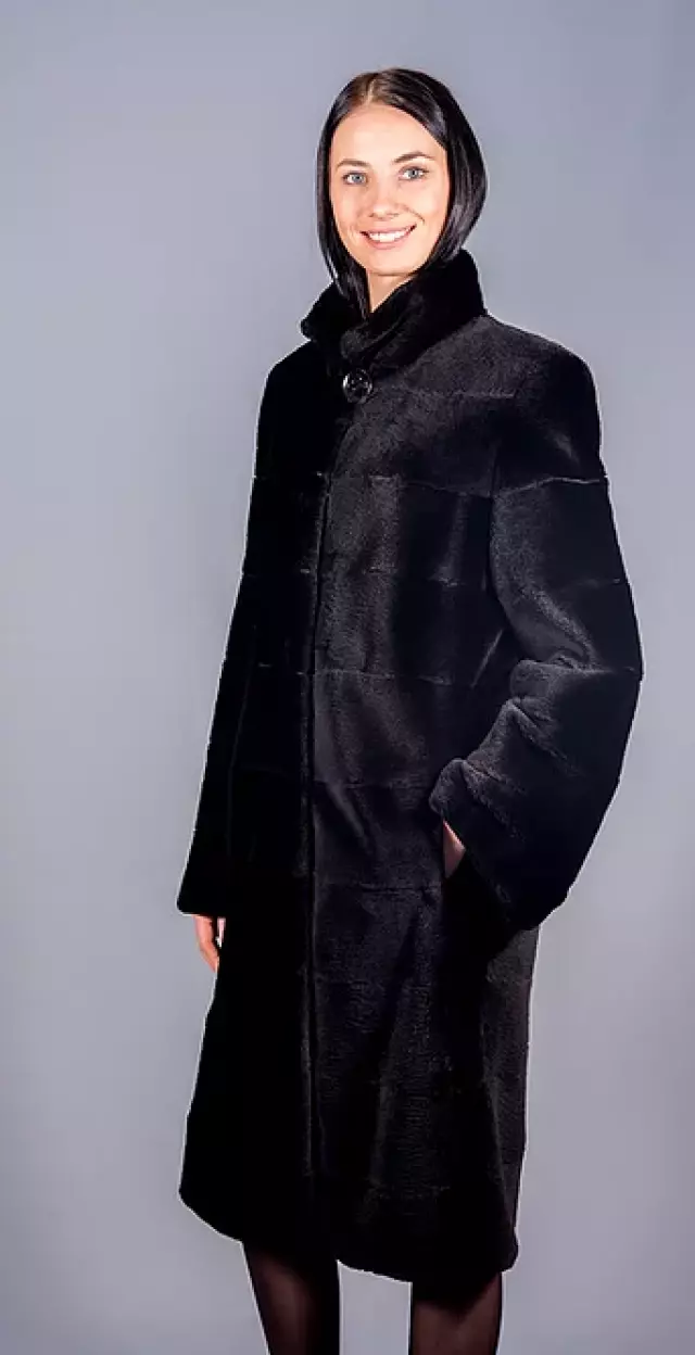 Пальто из бобра модель «Надина С»