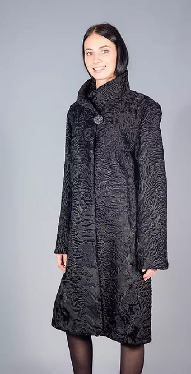 Пальто из каракуля модель «Надина С»